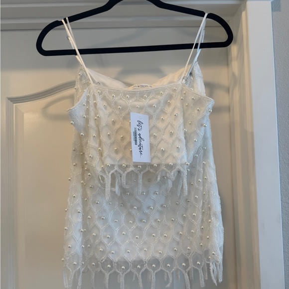 NWT 12th Tribe White Beaded Set for Bachelorette or Bridal - Picture 6 of 6